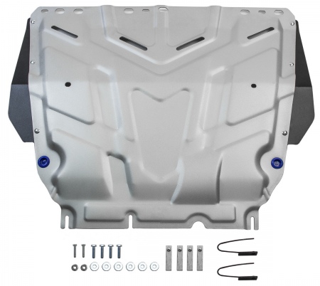 Защита картера и КПП (алюминий) Rival Ford Focus (2015-2019) 333.1850.1