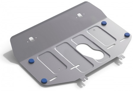 Защита картера и КПП (алюминий) Rival Geely Atlas (2018-2021) 333.1914.1