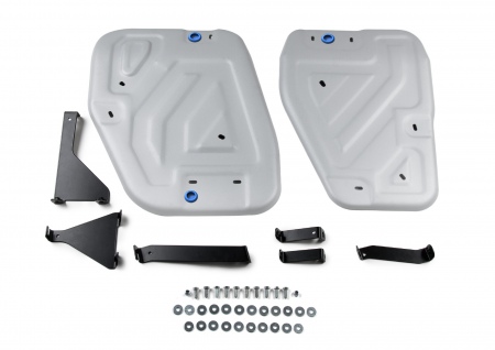 Защита топливного бака (алюминий) Rival для Geely Monjaro (2023-2026) 333.1933.1