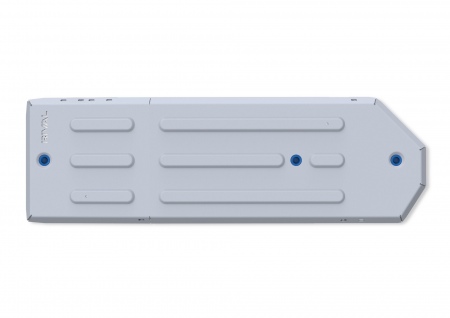 Защита топливного бака (алюминий 6 мм) Rival для Great Wall Poer King Kong (2023-2025) 333.2030.1.6