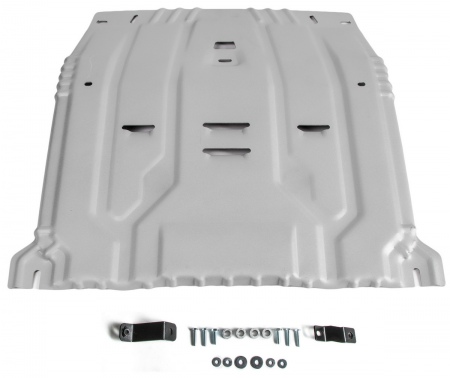 Защита картера и КПП (алюминий) Rival Kia Sorento Prime (2015-2020) 333.2375.1