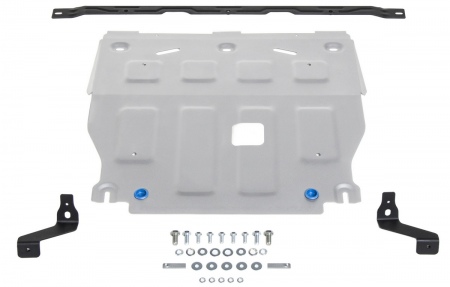 Защита картера и КПП (алюминий) Rival для Hyundai Elantra (2020-2023) 333.2386.1