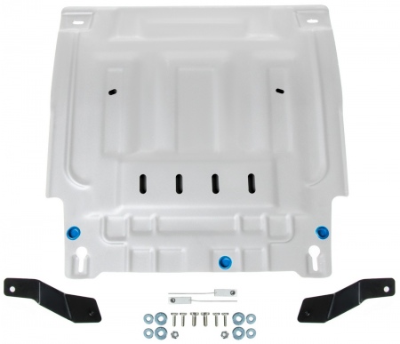 Защита картера и КПП (алюминий) Rival для Hyundai Creta (2021-2024) 333.2392.1