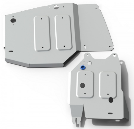 Защита РК и топливных трубок (алюминий) Rival Jeep Grand Cherokee (2014-2022) 333.2735.1