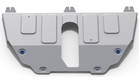 Защита картера и КПП (алюминий) Rival для Jeep Compass (2018-2021) 333.2743.1