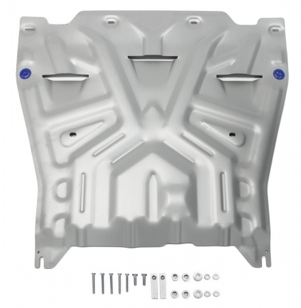 Защита картера и КПП (алюминий) Rival Kia Optima (2016-2019) 333.2837.1