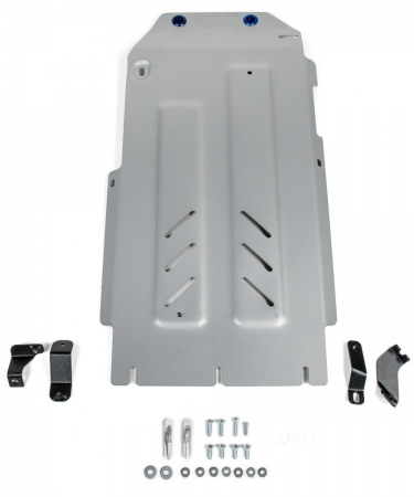 Защита КПП и РК (алюминий) Rival для Kia Stinger (2018-2024) 333.2844.1