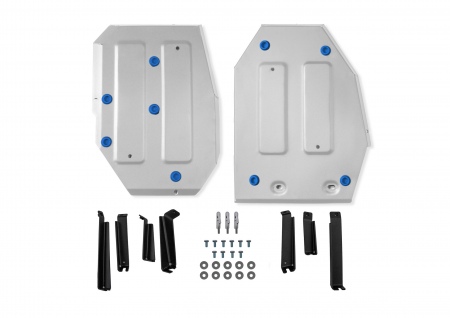 Защита топливного бака (алюминий) Rival для GAC GS8 (2023-2025) 333.3407.1