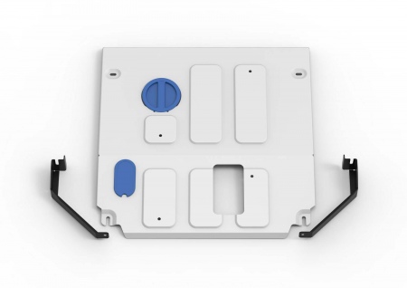 Защита картера и КПП (алюминий) Rival для Baic U5 (2023-2025) 333.3501.1