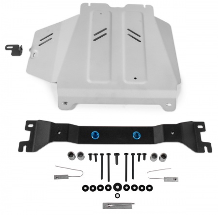 Защита КПП (алюминий) Rival для Mercedes-Benz G-class (2018-2021) 333.3948.1