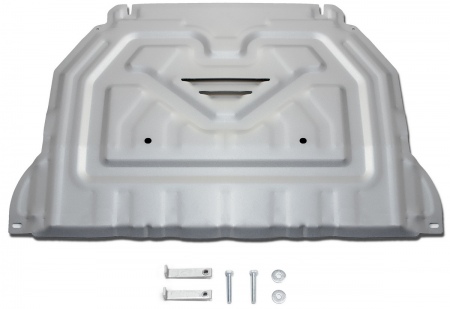 Защита картера и КПП (алюминий) Rival Mitsubishi Outlander (2012-2023) 333.4036.1