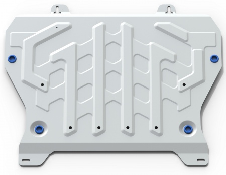 Защита картера и КПП (алюминий) Rival Nissan Juke (2017-2019) 333.4141.1