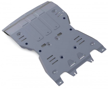 Защита картера и КПП (алюминий) Rival Porsche Macan (2014-2019) 333.4605.1