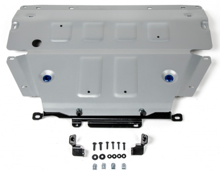 Защита картера (алюминий) Rival для Porsche Cayenne (2018-2024) 333.4612.1