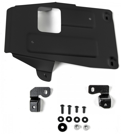 Защита РК (алюминий) Rival для Porsche Cayenne (2018-2024) 333.4617.1