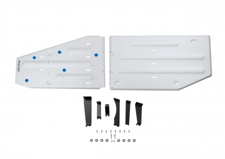 Защита топливного бака (алюминий 6 мм) Rival для Tank 700 (2024-2025) 333.4813.1.6