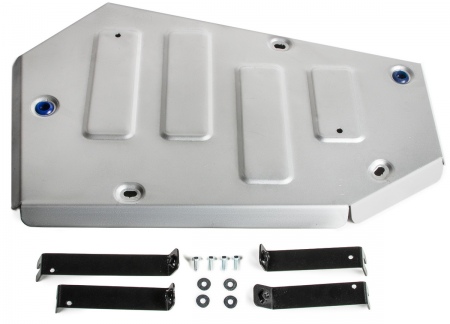 Защита топливного бака (алюминий) Rival Skoda Kodiaq (2017-2021) передний привод 333.5121.1