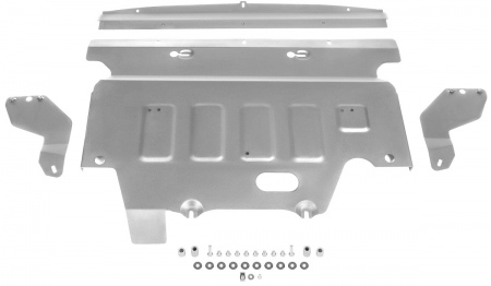 Защита картера (алюминий) Rival для Subaru Outback (2021-2025) 333.5440.1