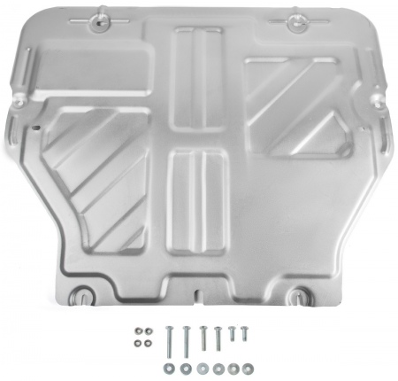 Защита картера и КПП (алюминий) Rival Volkswagen Caravelle (2003-2023) 333.5806.2
