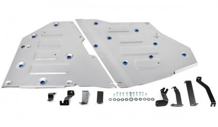 Защита топливного бака (алюминий) Rival Volkswagen Teramont (2018-2025) 333.5862.1