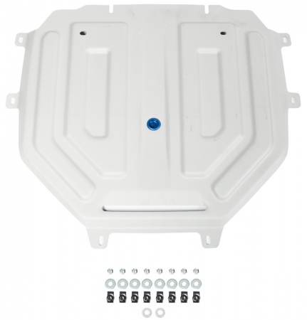 Защита КПП (алюминий) Rival Volkswagen Touareg (2018-2024) 333.5871.1