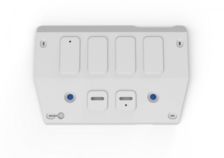 Защита картера и КПП (алюминий) Rival для Faw Bestune T55 (2023-2025) 333.8013.1