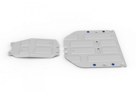 Защита картера и КПП (алюминий) Rival для Hongqi H9 (2023-2025) 333.8014.1