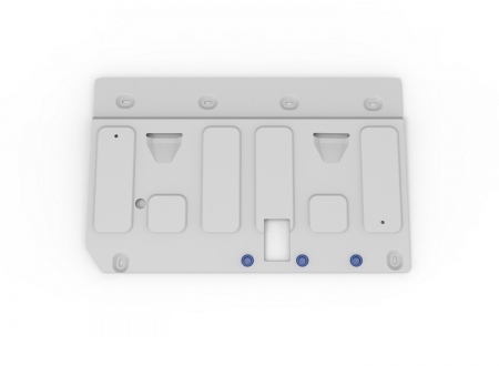 Защита картера и КПП (алюминий) Rival для Hongqi H5 (2023-2025) 333.8016.1