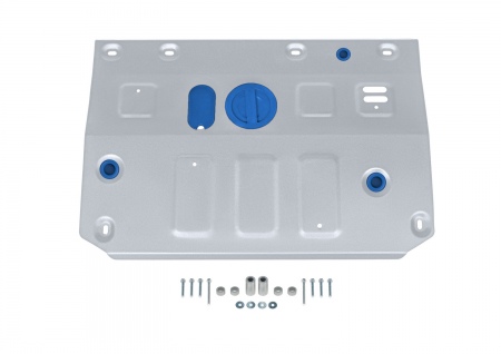 Защита картера (алюминий) Rival для Hongqi HS3 (2024-2026) 333.8020.1