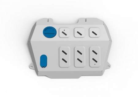 Защита картера и КПП (алюминий) Rival для Changan UNI-K (2022-2025) 333.8908.1