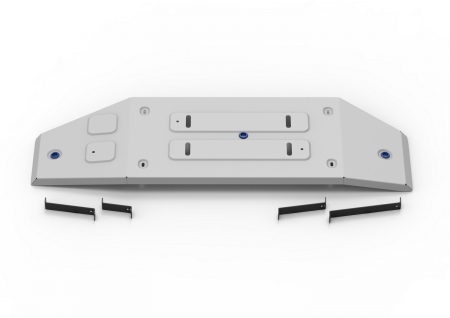 Защита топливного бака (алюминий) Rival для Changan Hunter Plus (2023-2025) 333.8922.1