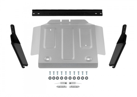 Защита РК (алюминий) Rival для JAC T9 (2024-2025) 333.9219.1