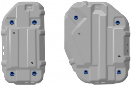 Защита топливного бака (алюминий) Rival для Toyota Rav4 (2019-2025) 333.9535.1