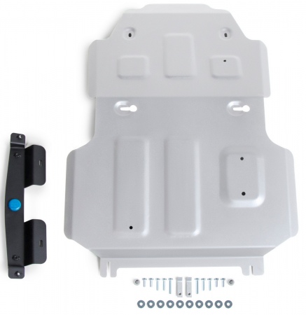 Защита радиатора и картера (алюминий) Rival для Toyota Land Cruiser 300 (2021-2025) 333.9559.1