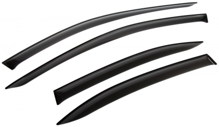 Дефлекторы боковых окон Rival Premium для Skoda Octavia лифтбек (2013-2020) 35101001