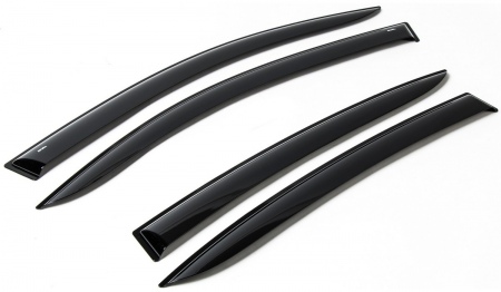 Дефлекторы боковых окон Rival Premium для Skoda Superb лифтбек кроме Active и Sportline (2015-2024) 35104002