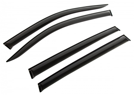 Дефлекторы боковых окон Rival Premium для Volkswagen Tiguan (2017-2024) 35805002