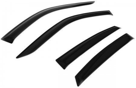 Дефлекторы боковых окон Rival Premium для Lada Granta (2011-2025) 36001001