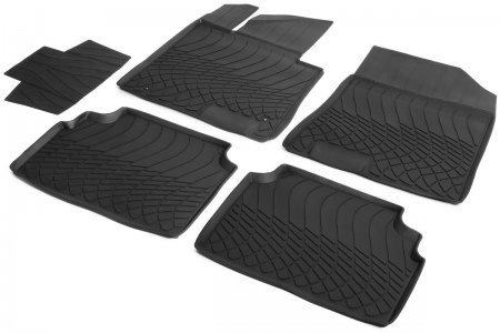 Коврики в салон литьевые RIVAL для Kia K5 (2020-2025) 62811001