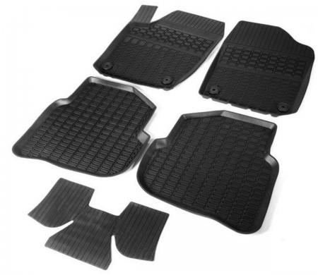 Коврики в салон литьевые Rival Volkswagen Polo (2010 -2020) 65804001