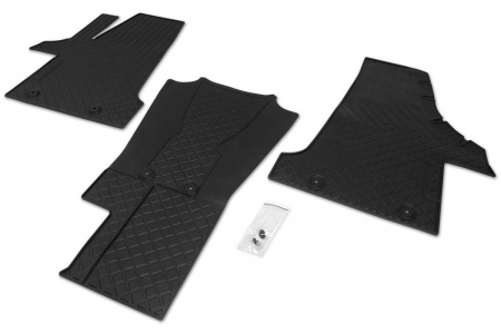 Коврики в салон литьевые передние RIVAL для Volkswagen Multivan (2009-2015) 65813001