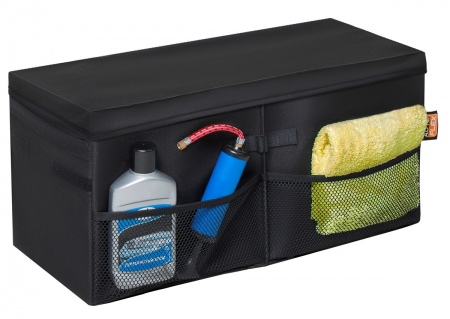 Органайзер в багажник автомобиля складной с крышкой 2 секции AutoFlex 90112