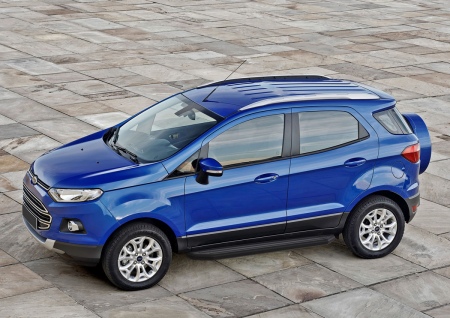 Пороги алюминиевые Black Ford Ecosport (2014-2019) A160ALB.1806.1