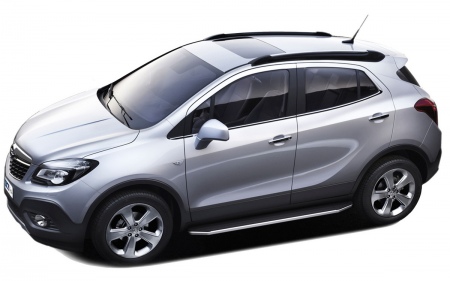 Пороги алюминиевые Premium Opel Mokka (2012-2016) A160ALP.4202.1
