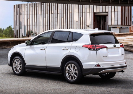 Пороги алюминиевые Premium-Black для Toyota RAV4 (2012-2019) A173ALB.5705.1