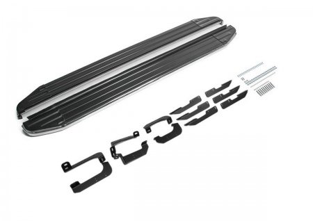 Пороги алюминиевые Premium для Chery Tiggo 4 Pro (2022-2024) A173ALP.0905.2