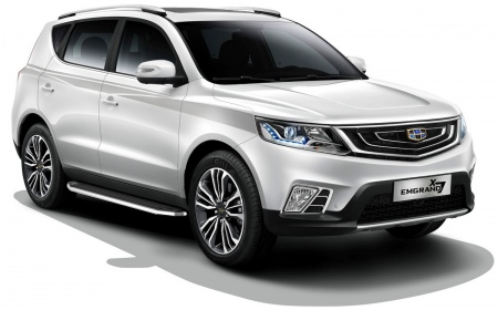 Пороги алюминиевые Premium Geely Emgrand X7 (2019-2023) A173ALP.1904.1