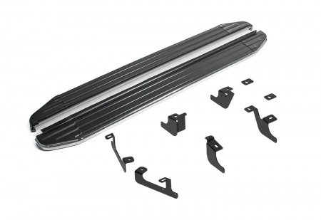 Пороги алюминиевые Premium для Belgee X50 (2023-2025) A173ALP.1908.1