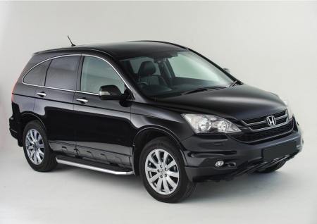 Пороги алюминиевые Premium Honda CR-V (2007-2012) A173ALP.2101.1