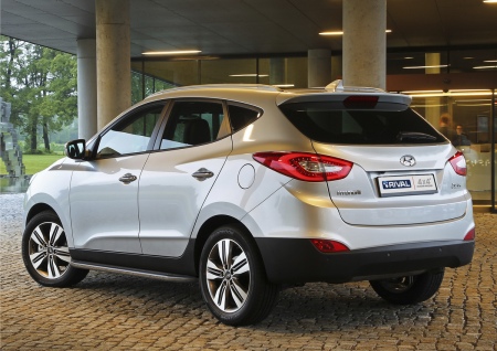 Пороги алюминиевые Premium Hyundai IX35 (2010-2015) A173ALP.2303.2